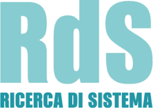 Il logo del Piano Triennale di Realizzazione della Ricerca di Sistema elettrico nazionale, in turchese su sfondo bianco