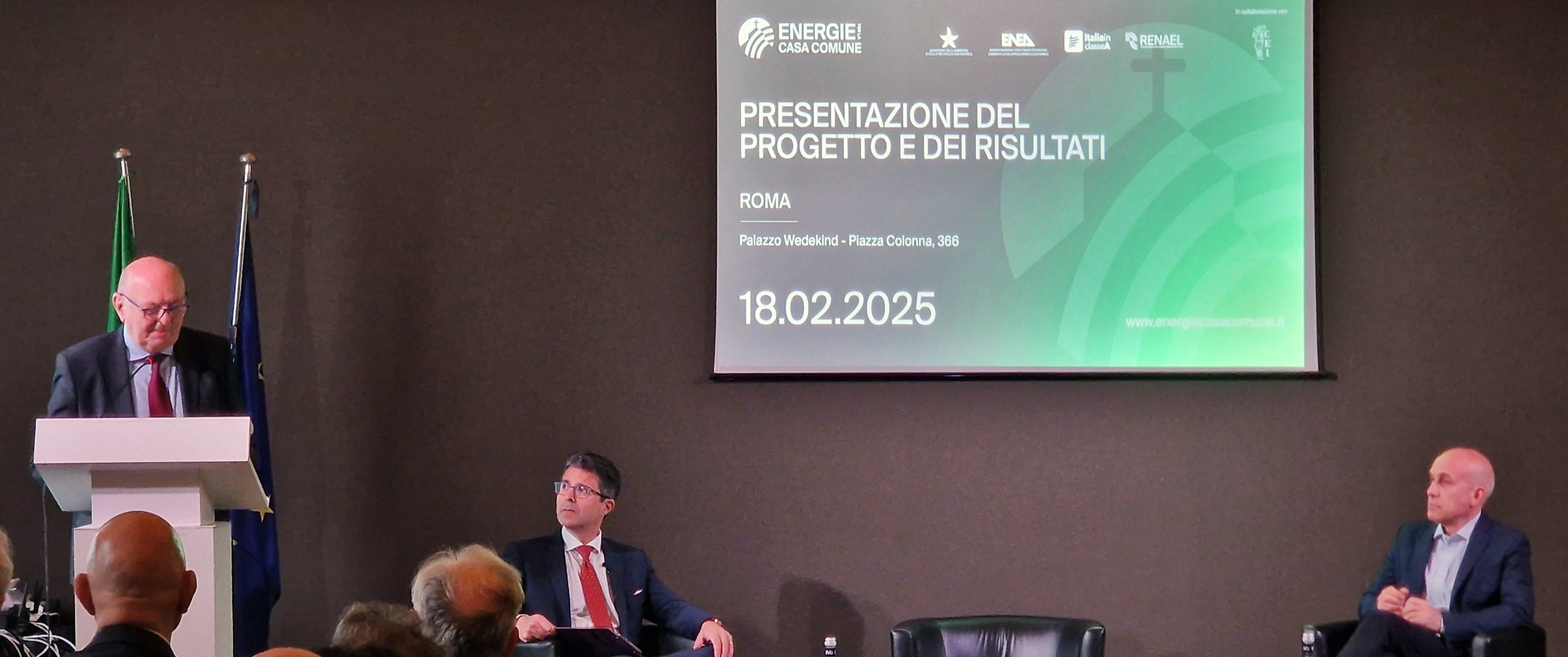 L'intervento del ministro dell’Ambiente e della Sicurezza Energetica Gilberto Pichetto Fratin al convegno per la presentazione del progetto "Energie per la Casa Comune"